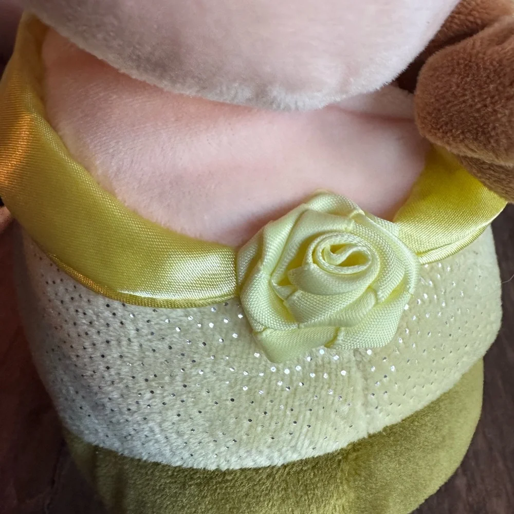 Disney Princess Belle‎ Plush Happy Feet Slippers for Kids